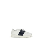 Calf Leather Open Low Top Sneakers