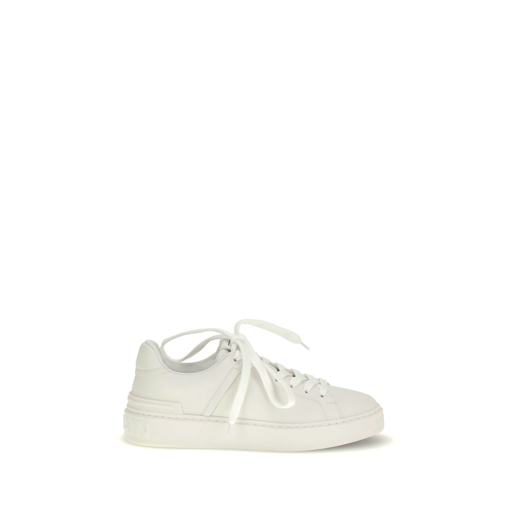 B-Court Calfskin Low‑Top Sneakers