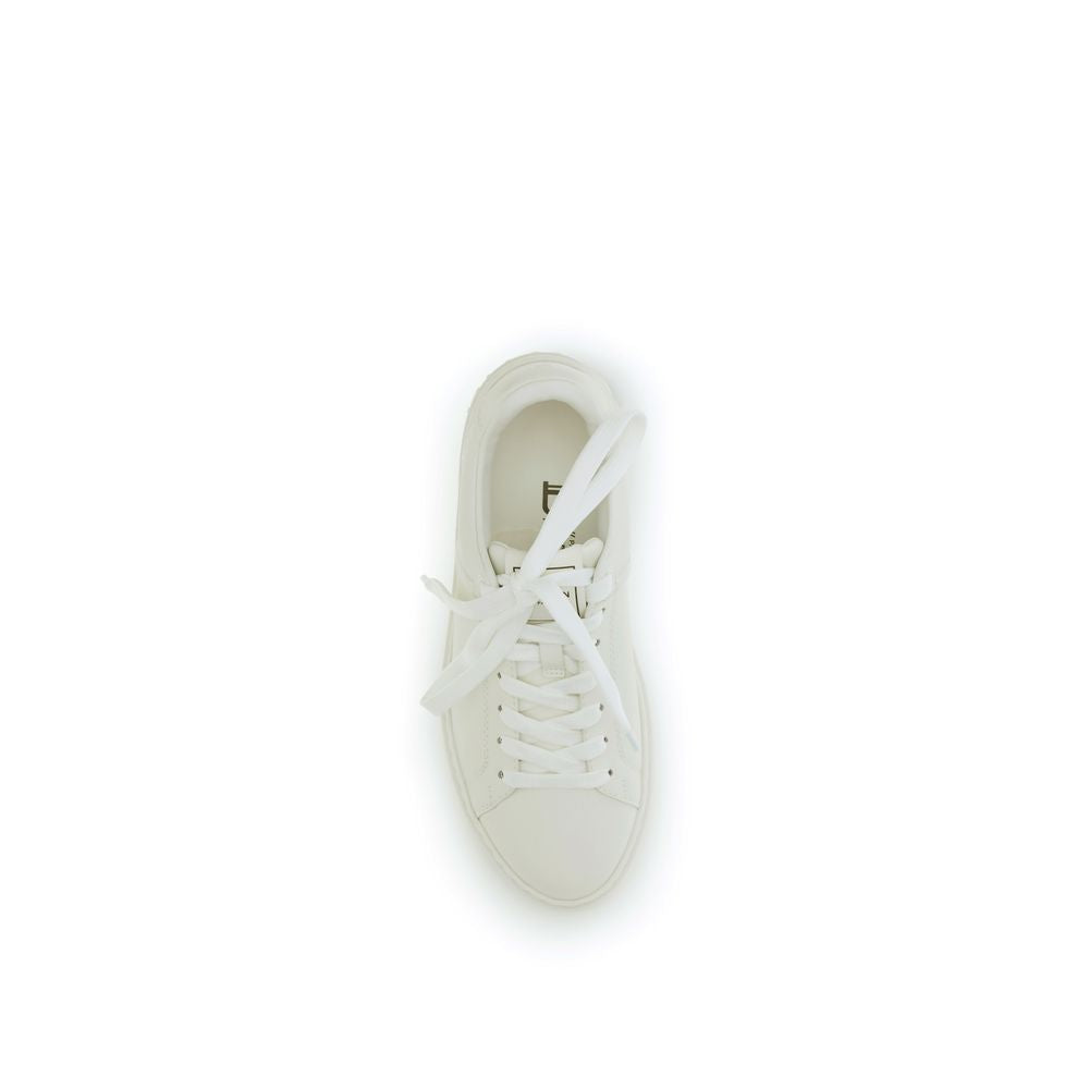 B-Court Calfskin Low‑Top Sneakers