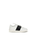 Calf Leather Open Low Top Sneakers