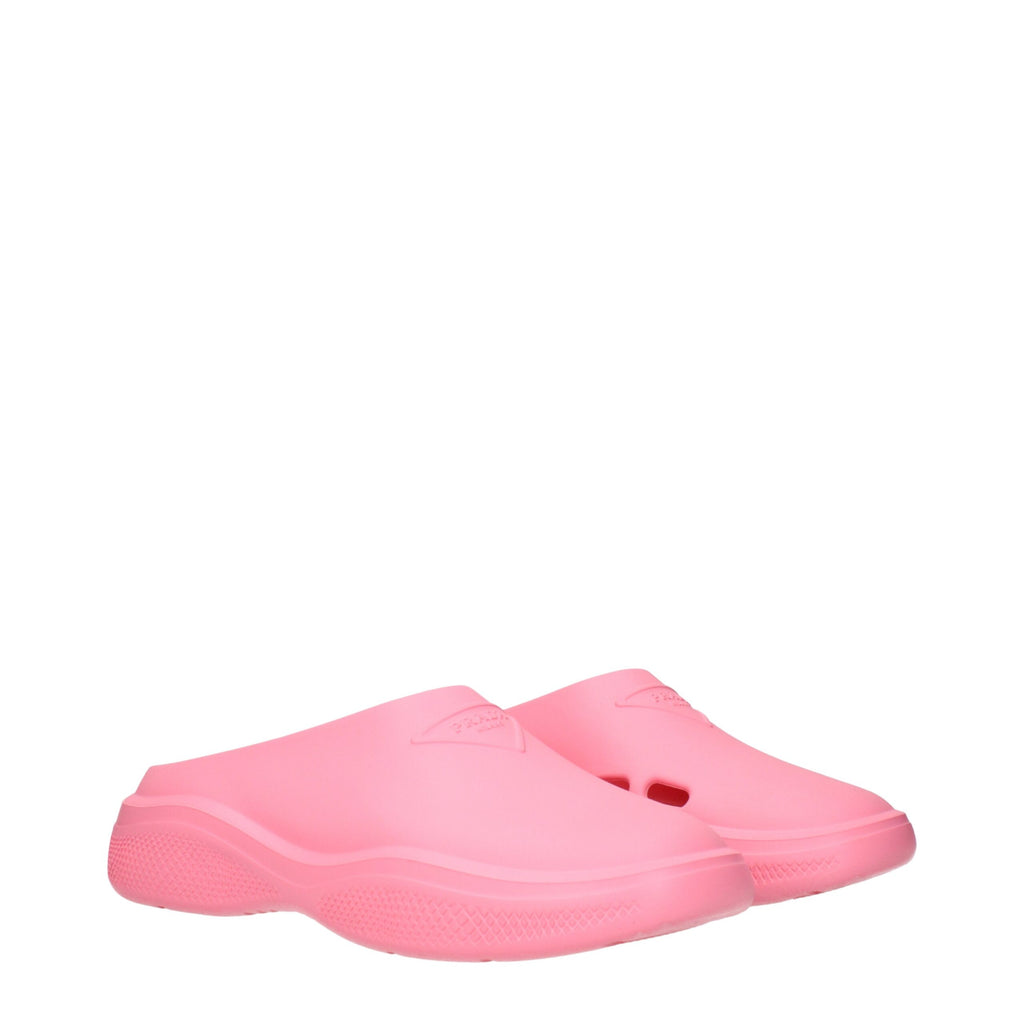 Pink Rubber Clogs