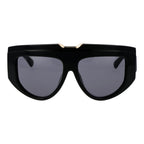 Black Acetate Rectangle Sunglasses