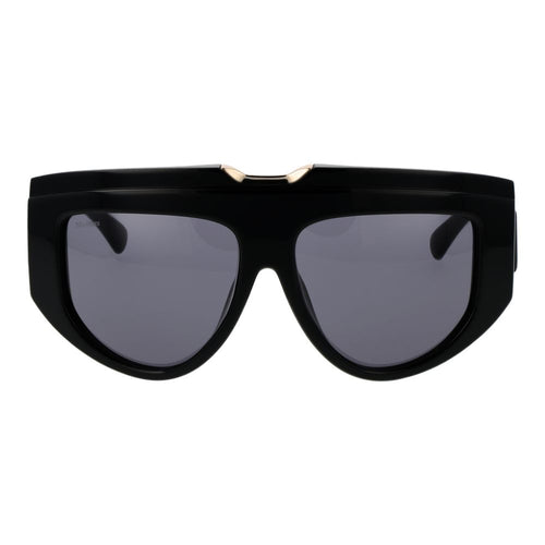 Black Acetate Rectangle Sunglasses
