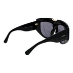 Black Acetate Rectangle Sunglasses