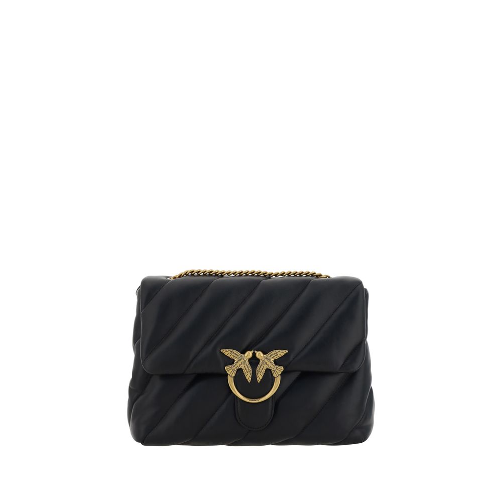 Calf Leather Love Puff Shoulder Bag