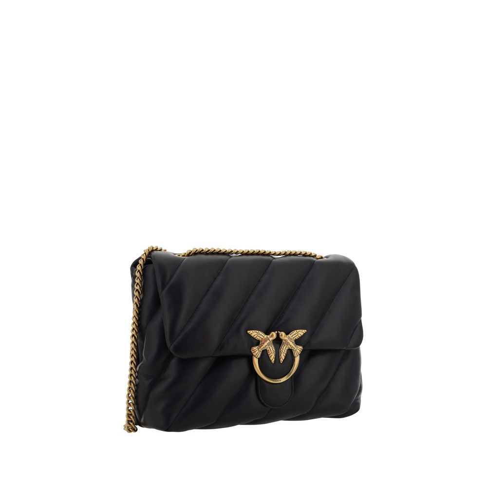 Calf Leather Love Puff Shoulder Bag