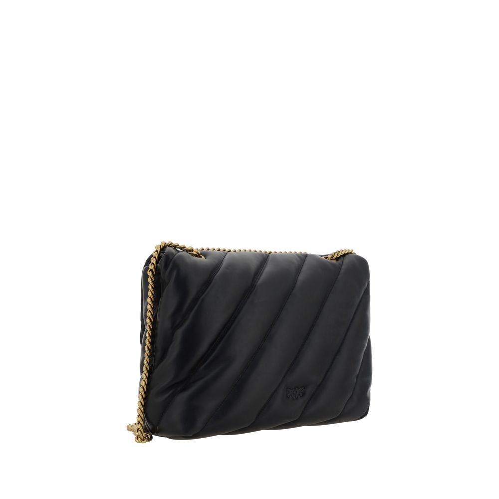 Calf Leather Love Puff Shoulder Bag