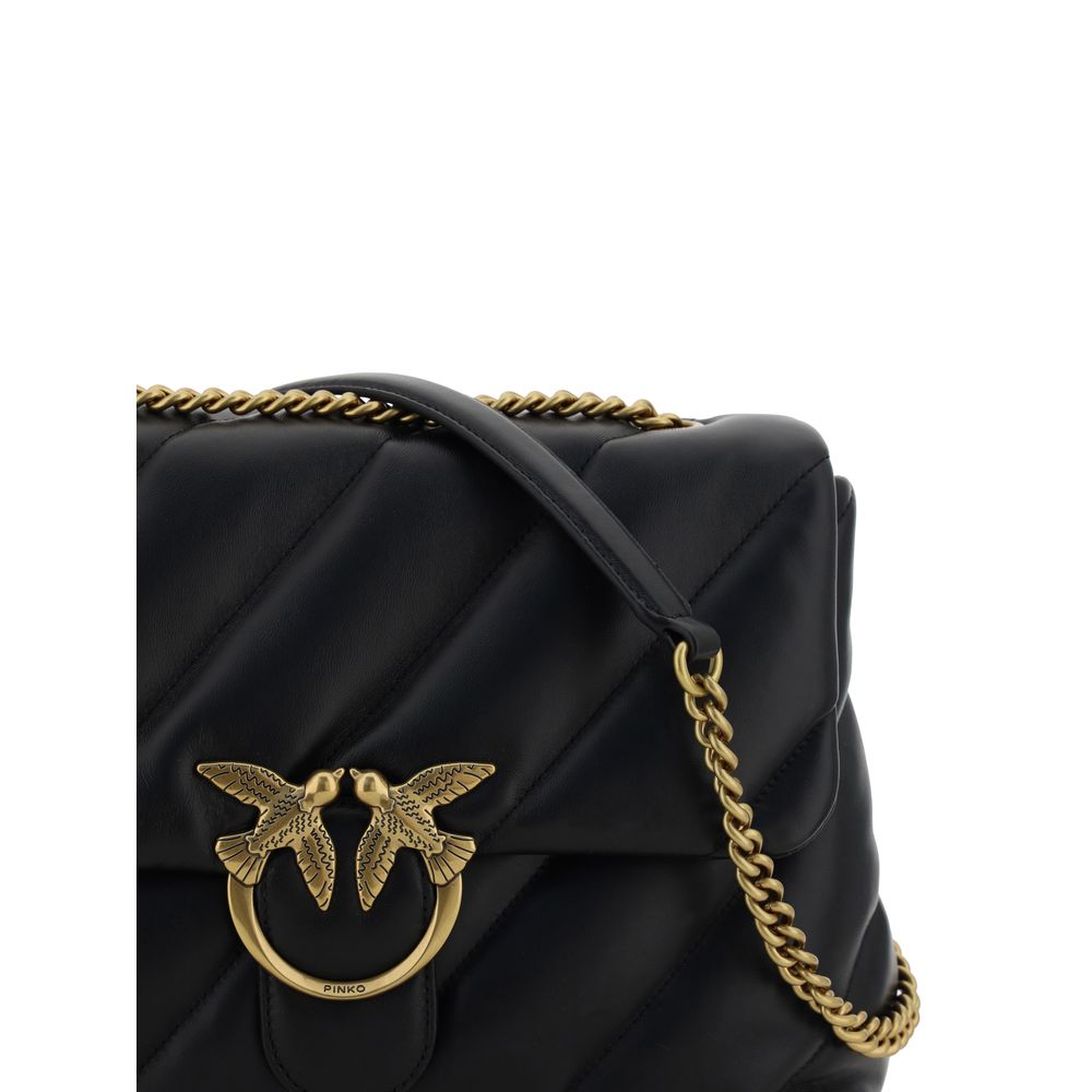 Calf Leather Love Puff Shoulder Bag