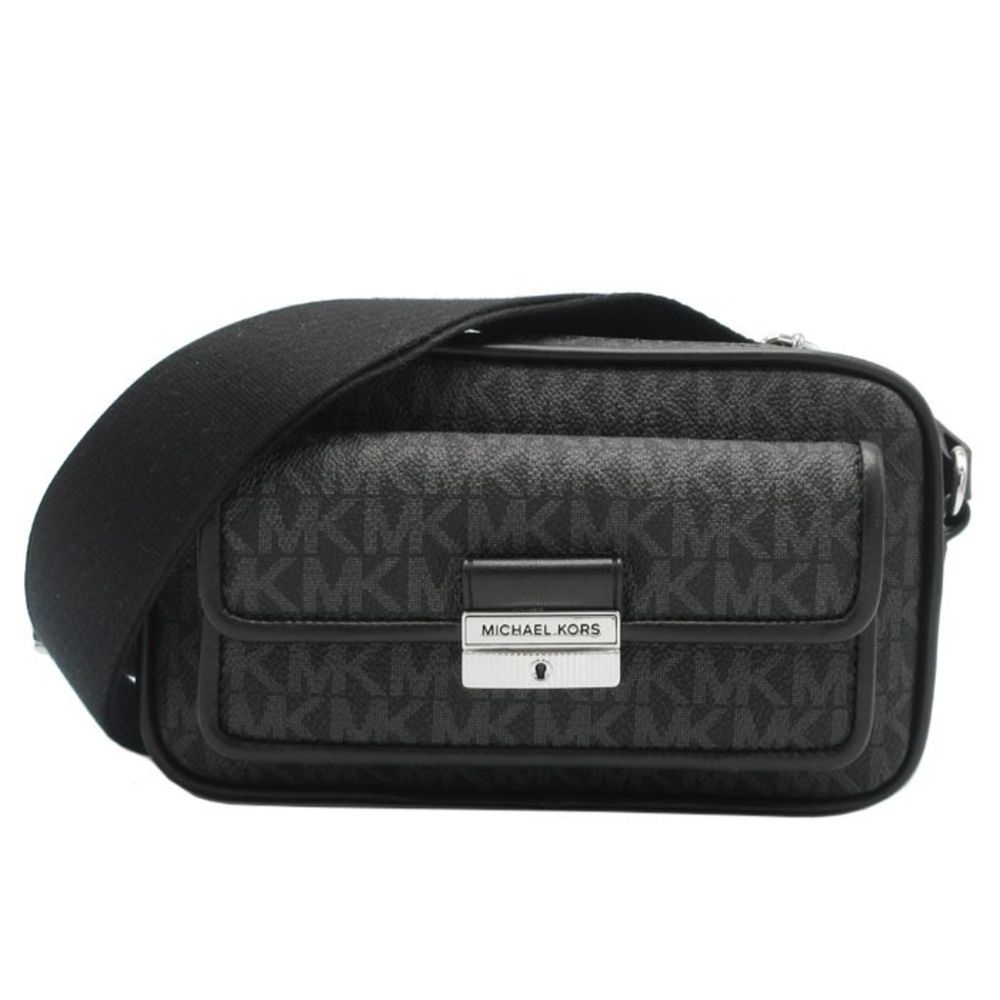 Black Canvas Bradshaw Crossbody Bag