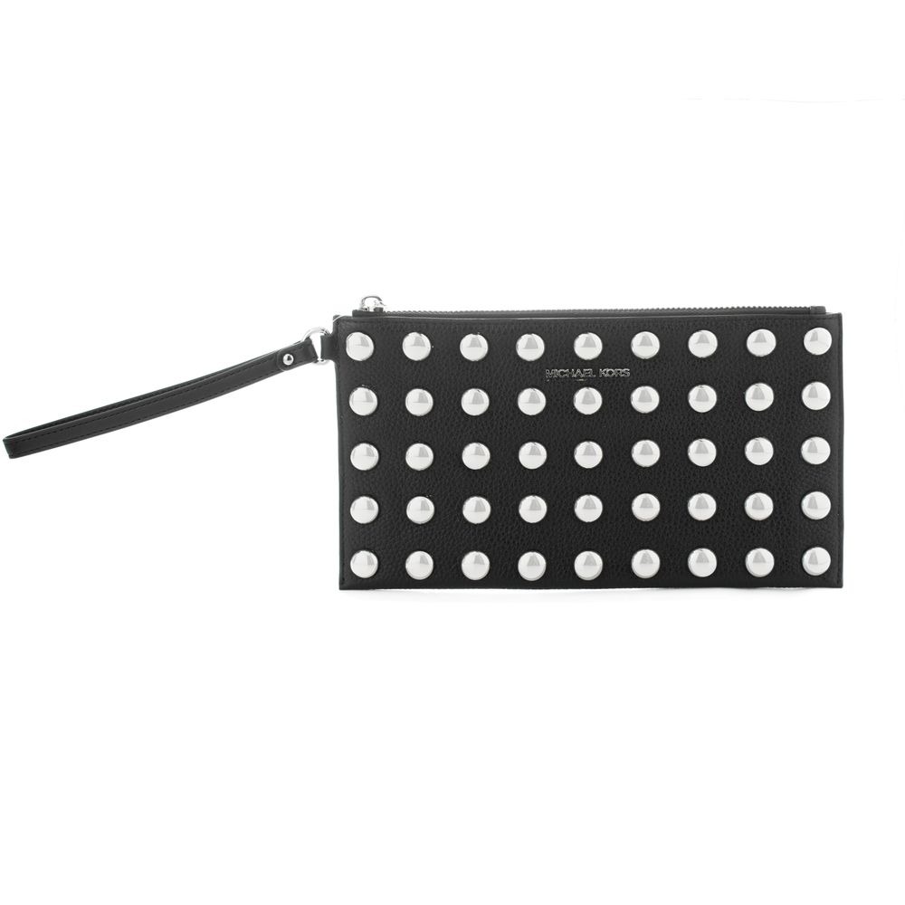 Jet Set Travel Brown Leather Clutch Bag