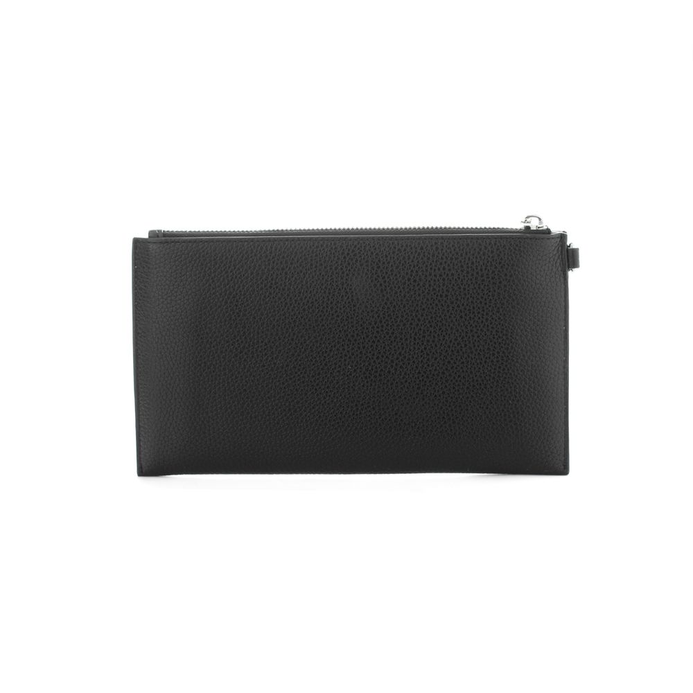 Jet Set Travel Brown Leather Clutch Bag