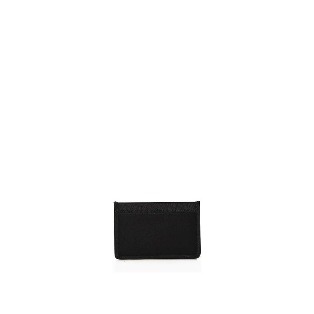 Nylon Card Holder – Leather Detail
