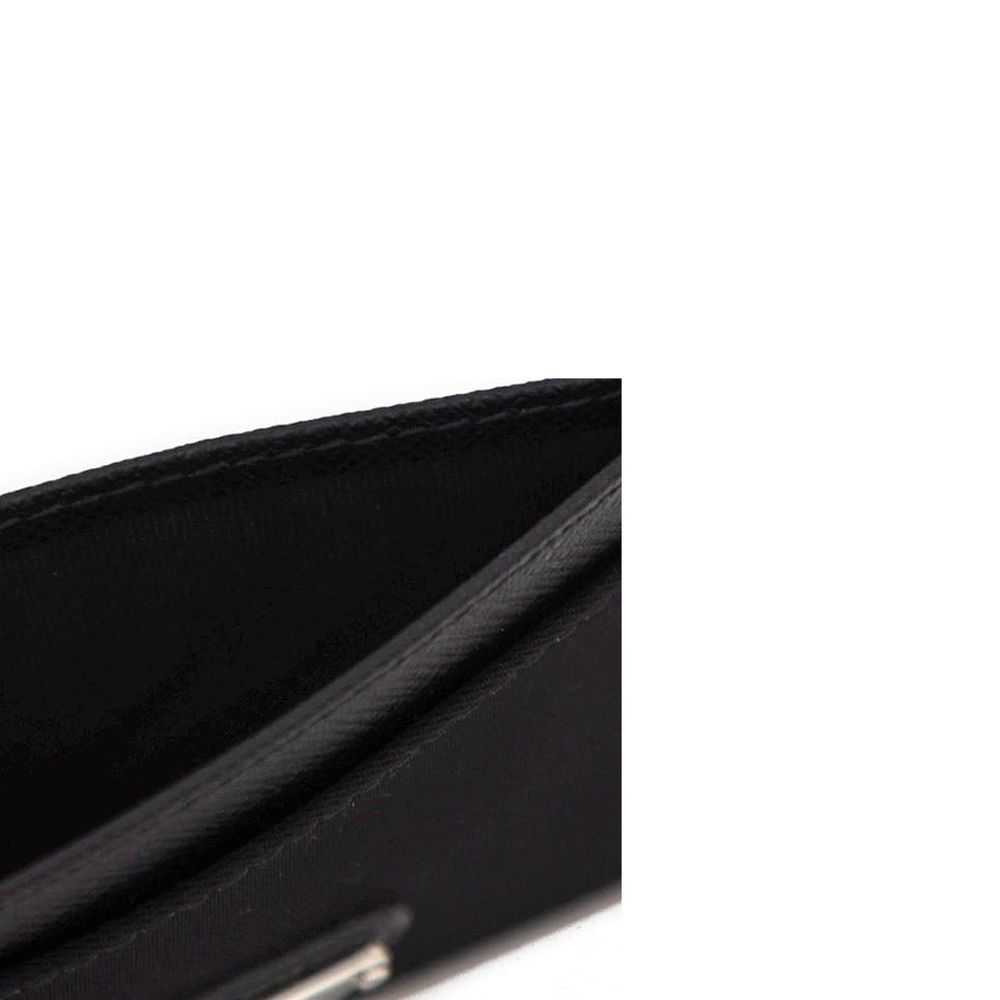 Nylon Card Holder – Leather Detail