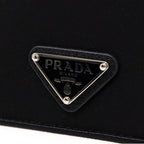 Nylon Card Holder – Leather Detail