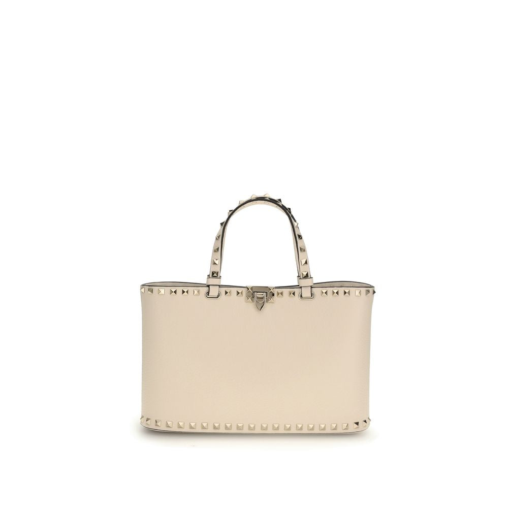 Rockstud Small Leather Tote