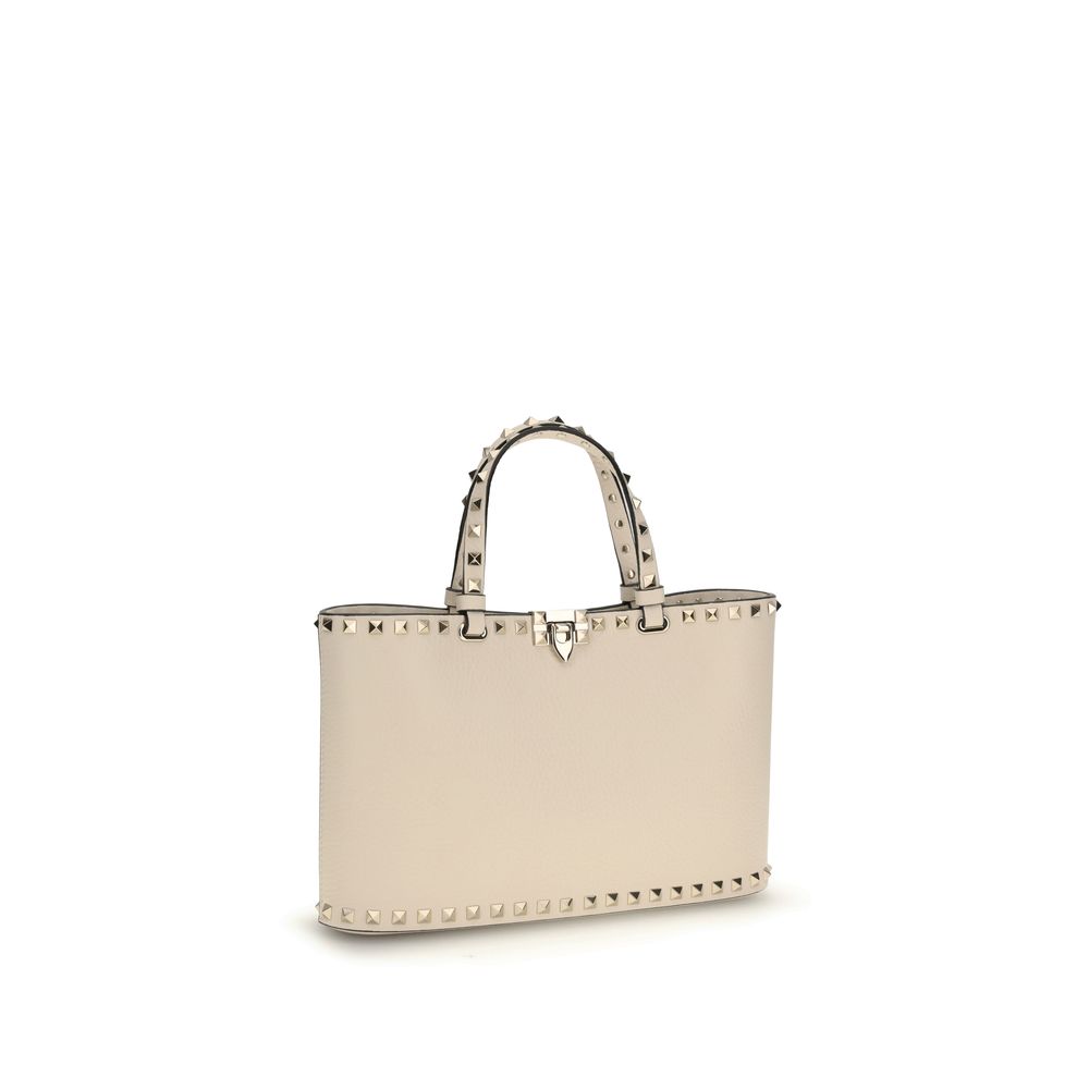 Rockstud Small Leather Tote