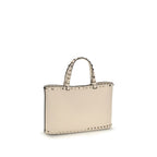 Rockstud Small Leather Tote