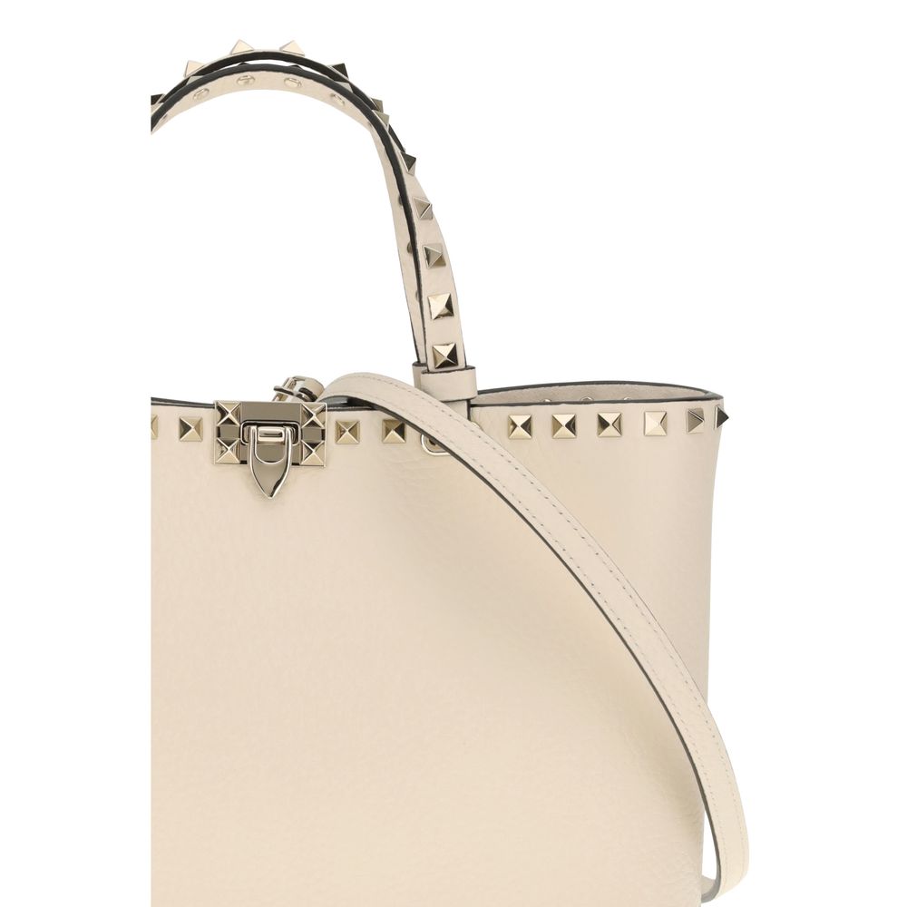 Rockstud Small Leather Tote