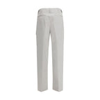 Black Cotton Gabardine Regular Fit Cargo Pants