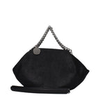 Black Eco Suede Falabella Drawstring Handbag