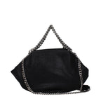 Black Eco Suede Falabella Drawstring Handbag