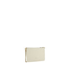 Beige Calf Leather Shoulder Bag