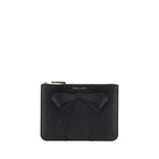 Big Bow Calf Leather Coin Purse