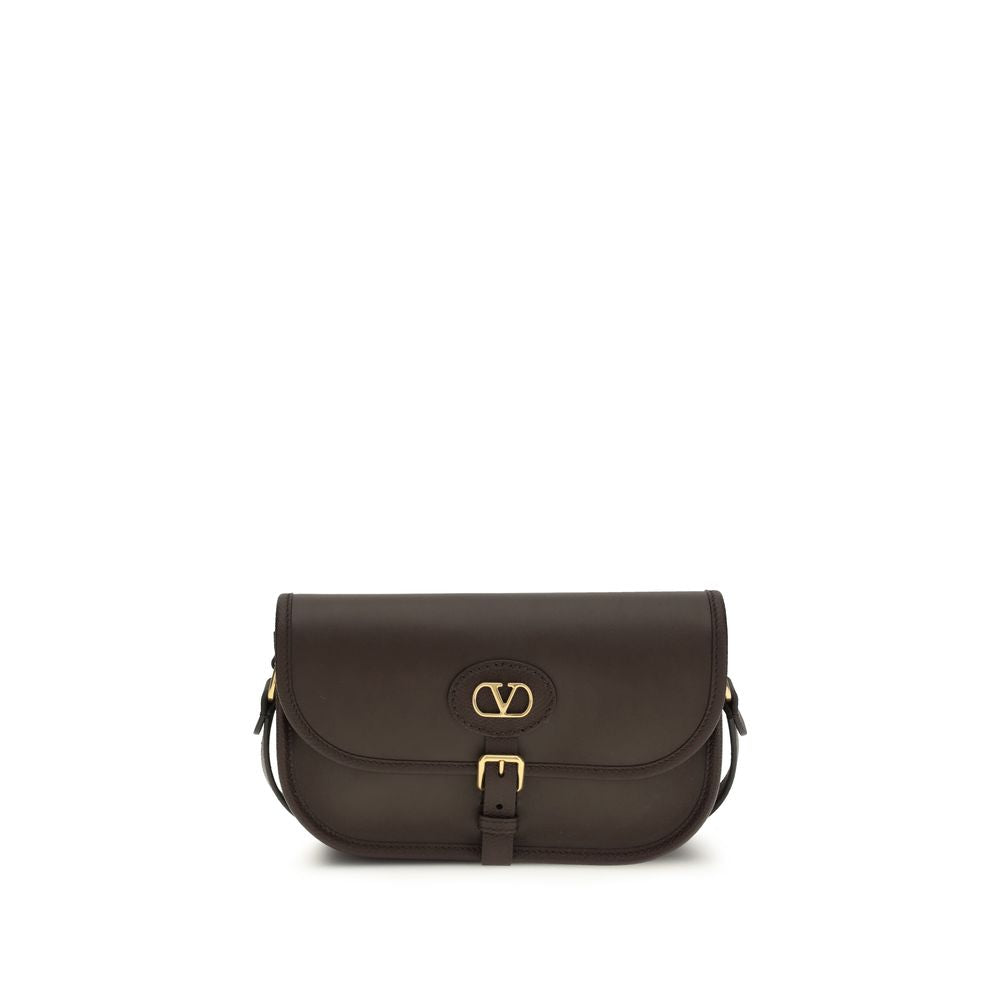 Small Antibes Shoulder Bag In Brown Calf Leather