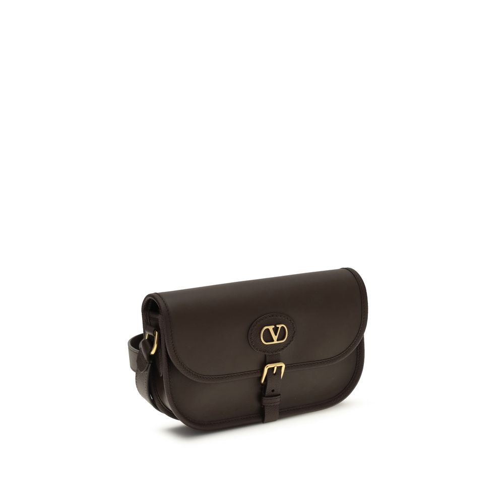 Small Antibes Shoulder Bag In Brown Calf Leather