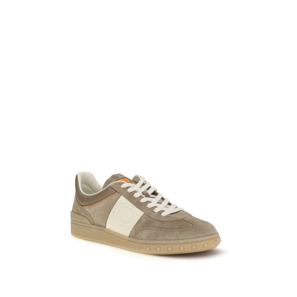 Upvillage Sneakers In Beige Calfskin