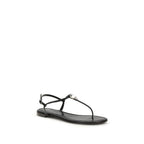 Pia Mizuki Rhinestone Embellished Flat Sandals