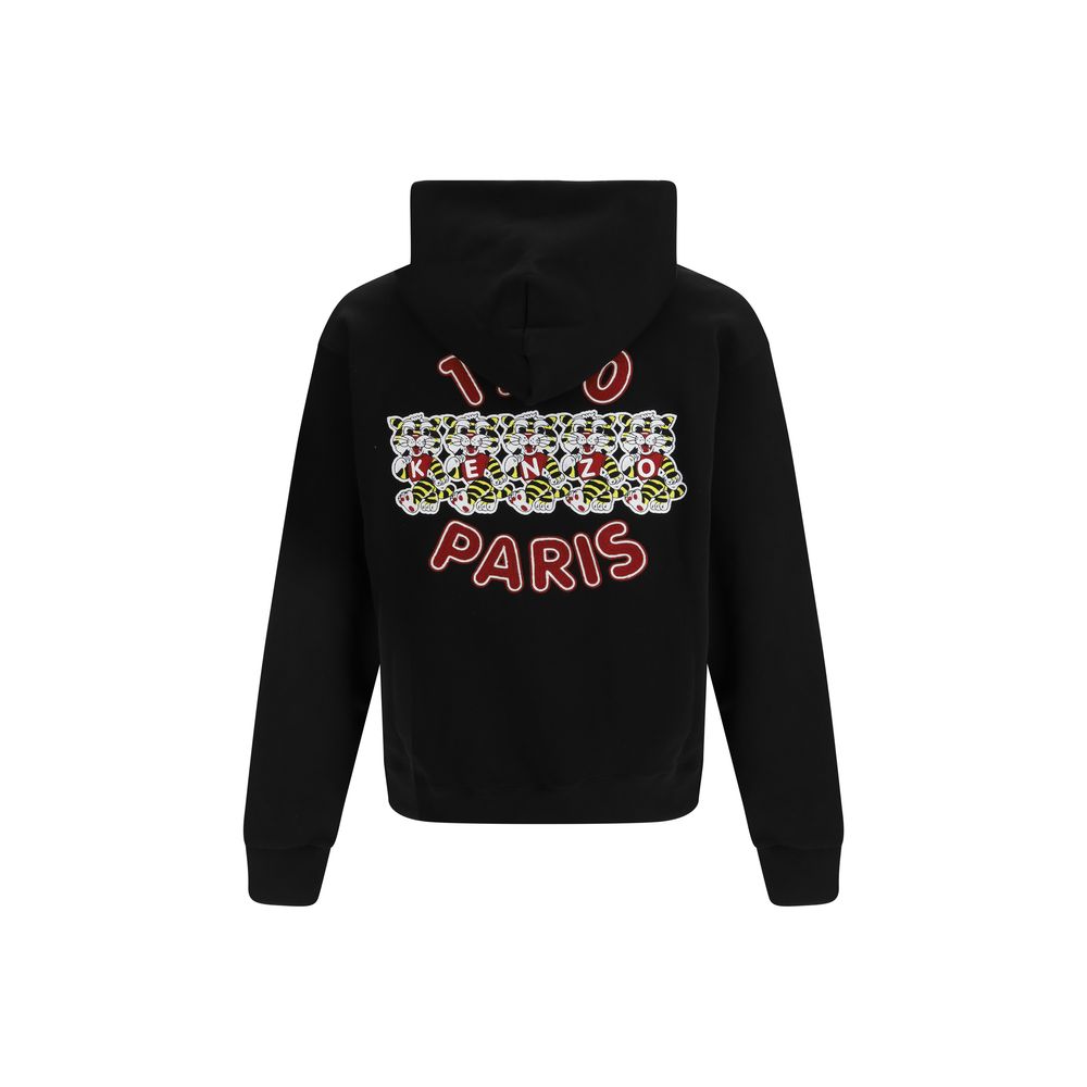 Wild Tiger Embroidered Cotton Sweatshirt