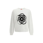 White Cotton Sweatshirt