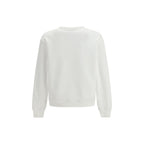 White Cotton Sweatshirt