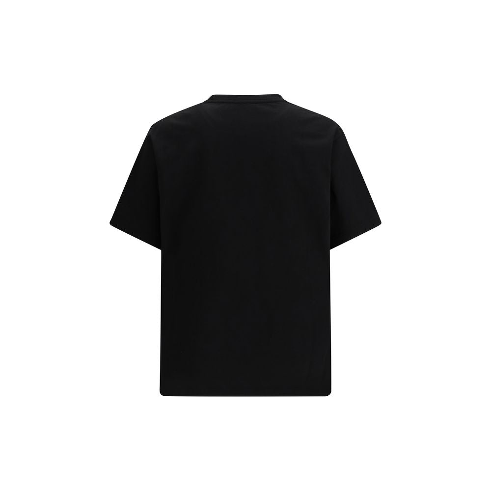 Oversized Wild Tiger Embroidered Cotton T-Shirt