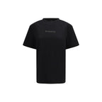 Cotton T-Shirt With Rhinestone Detailing