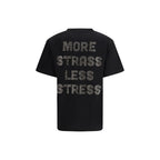 Cotton T-Shirt With Rhinestone Detailing