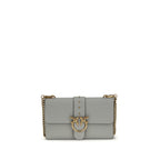 Love Bag One Shoulder Bag In Gray Calf Leather