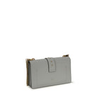 Love Bag One Shoulder Bag In Gray Calf Leather