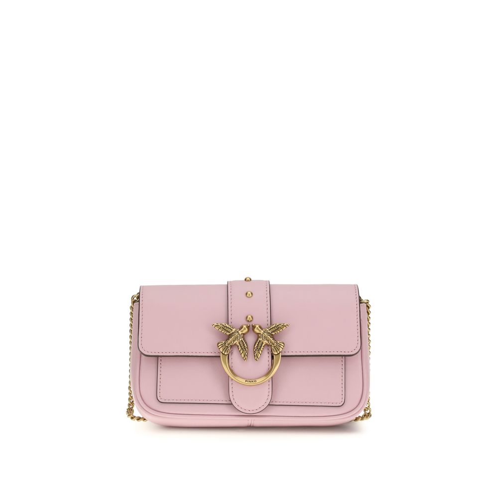 Calf Leather Love One Shoulder Bag
