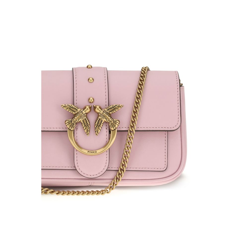 Calf Leather Love One Shoulder Bag