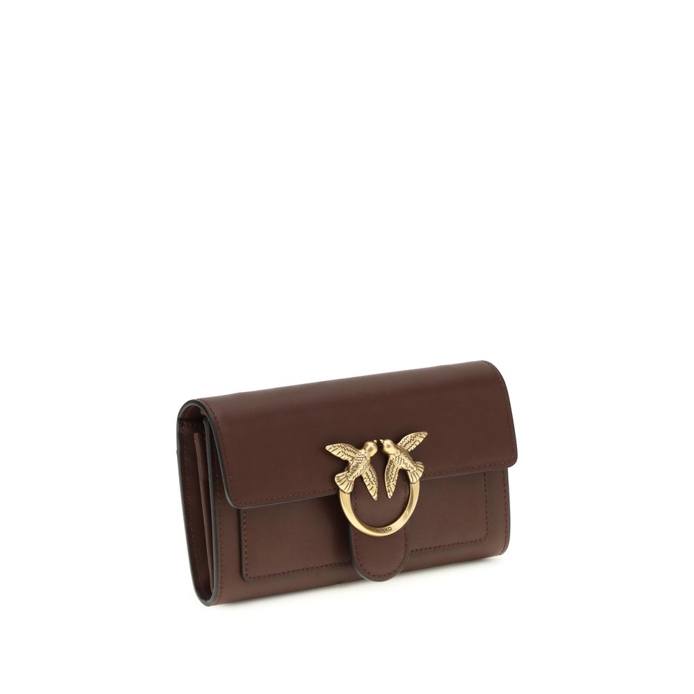 Calf Leather One Love Wallet Shoulder Bag