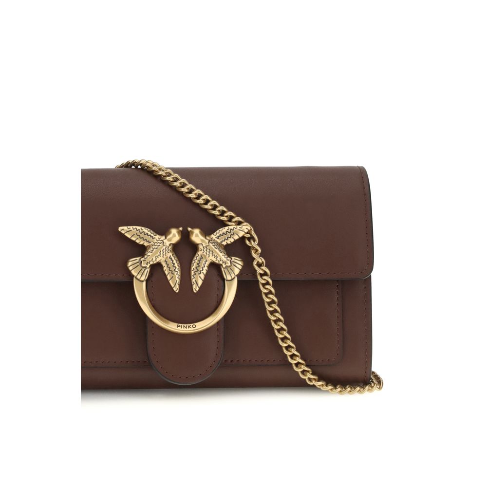 Calf Leather One Love Wallet Shoulder Bag