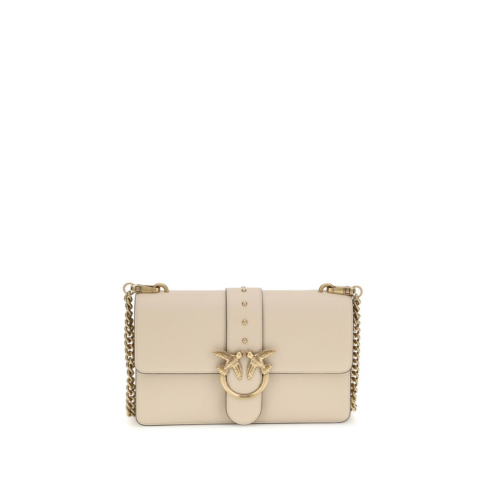 Beige Calf Leather One Simply Love Bag Shoulder Bag