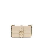 Beige Calf Leather One Simply Love Bag Shoulder Bag