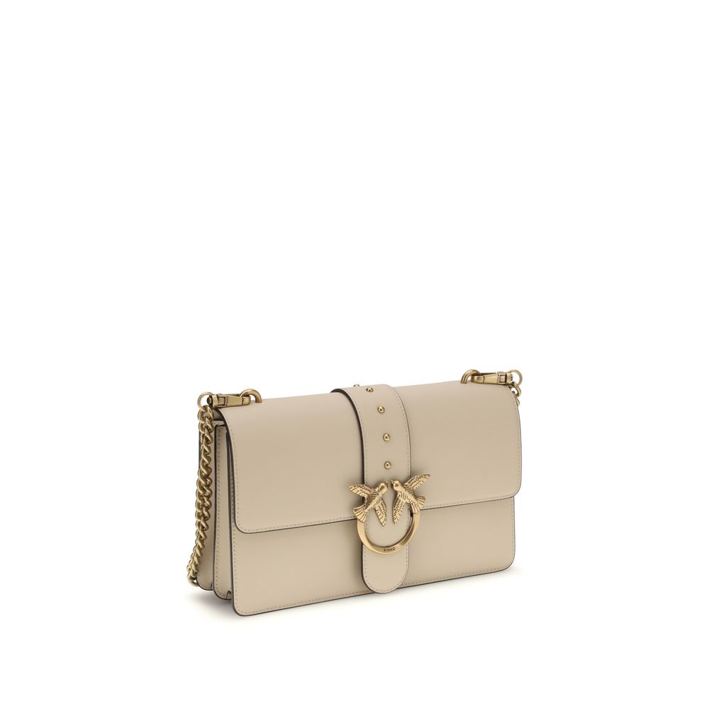 Beige Calf Leather One Simply Love Bag Shoulder Bag