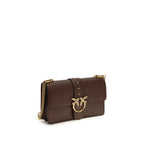 Brown Calf Leather One Simply Love Shoulder Bag