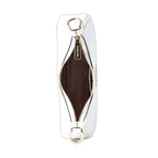 White Leather Cora Shoulder Bag