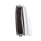 White Leather Mila Shoulder Bag