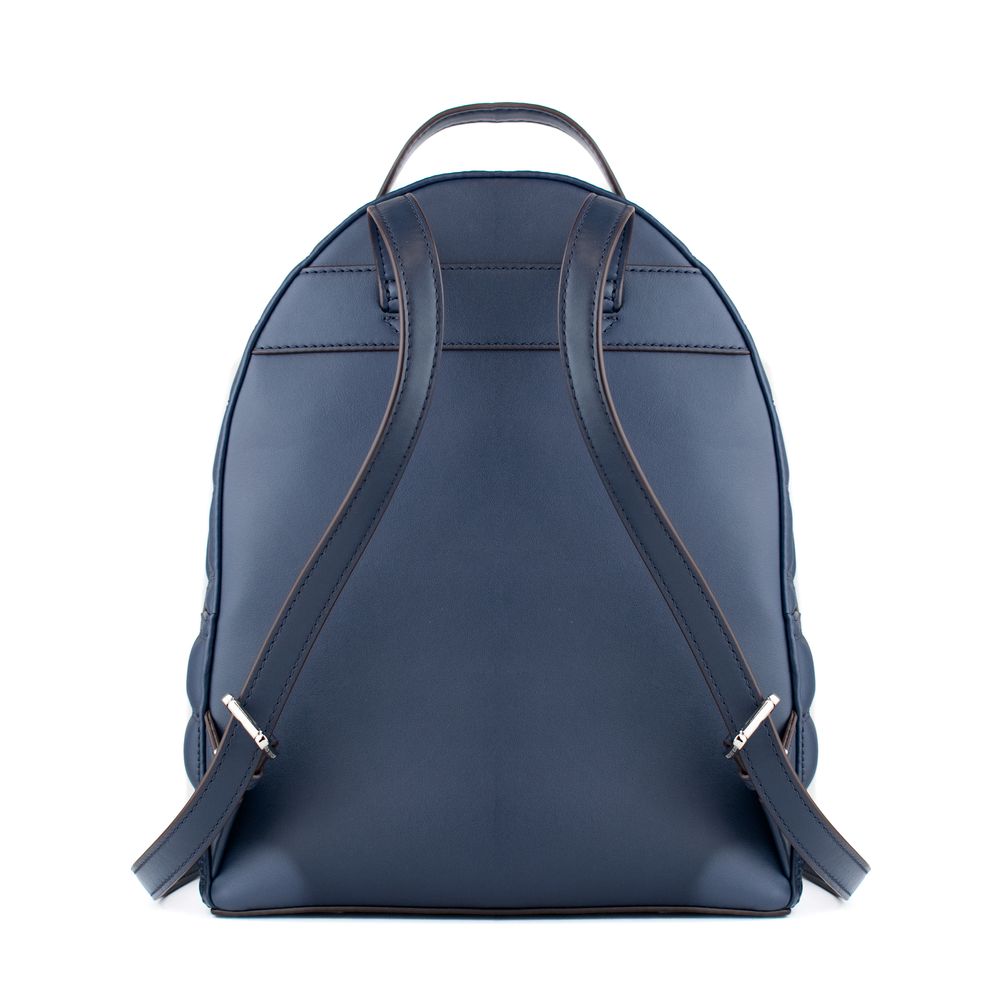 Blue Artificial Leather Sheila Backpack